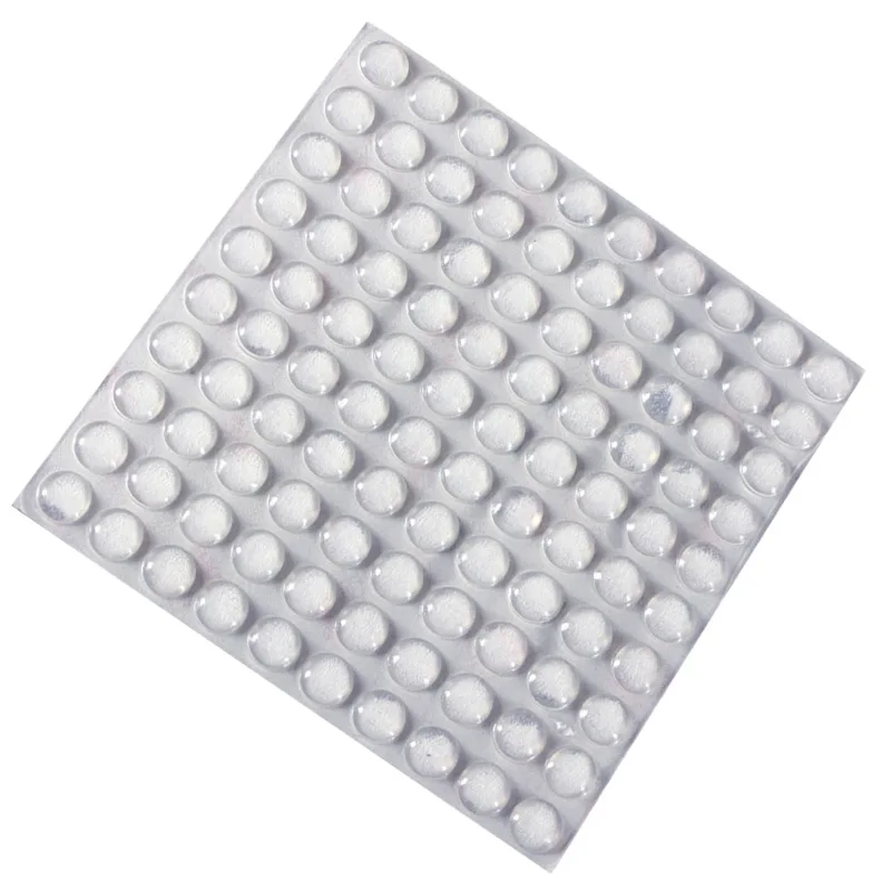 

100PCS Self Adhesive Rubber Feet Clear Semicircle Bumpers Door Buffer Pad Anti Slip shock Absorber Transparent Feet Pads Damper