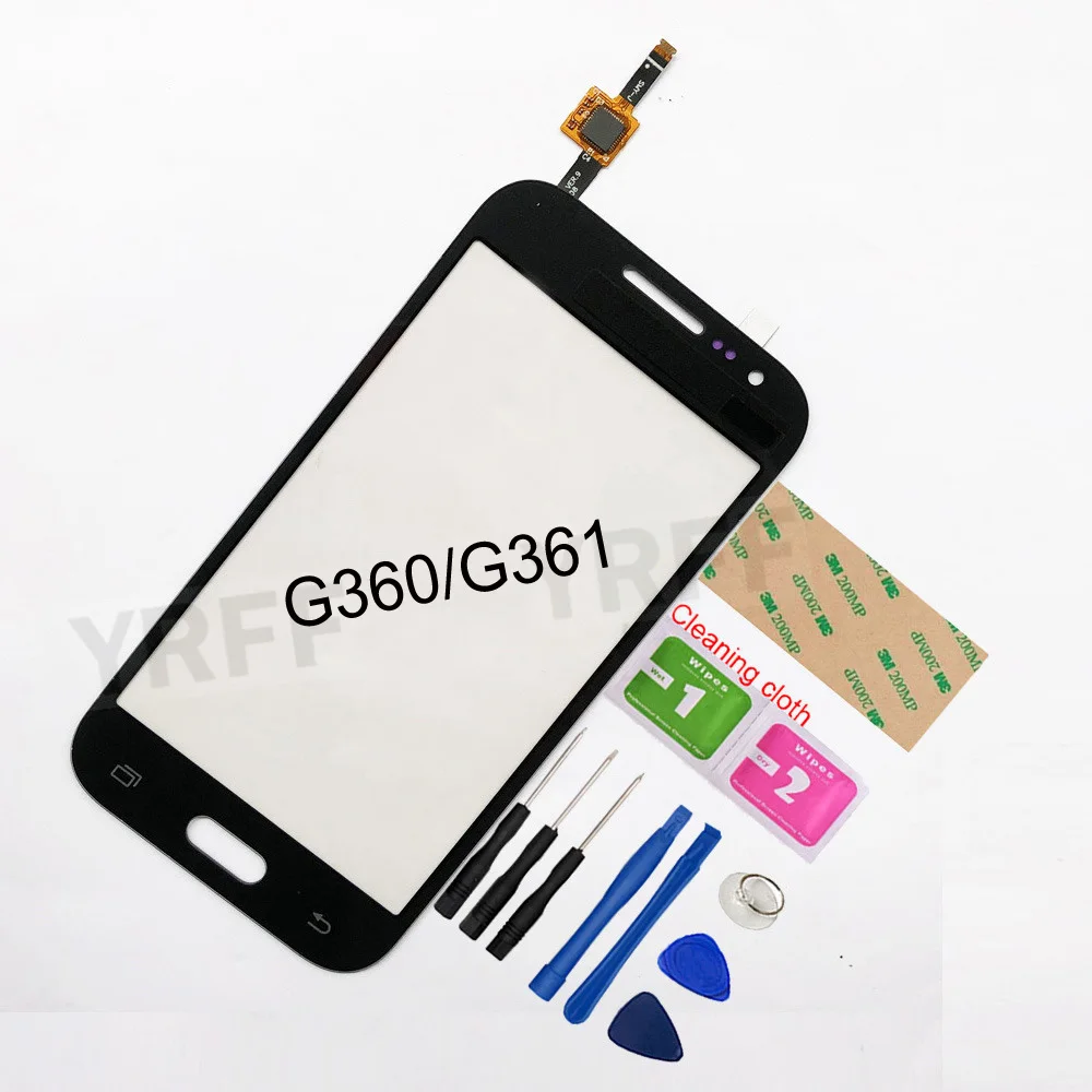 4,5 ''для samsung Galaxy DUOS Core Prime G360 G360H G3608 G361 G361H G361F сенсорный экран дигитайзер сенсор сенсорная стеклянная панель объектива