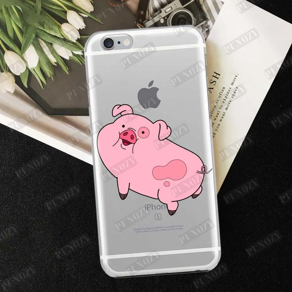 TPU A441 Милый чехол для телефона с рисунком из мультфильма Гравити Фолз Waddles the Pig Для iphone 11 pro X XR XS MAX 6 6S 8 7 Plus 5 5S SE 4 4S силиконовый чехол из ТПУ - Цвет: TPU A441
