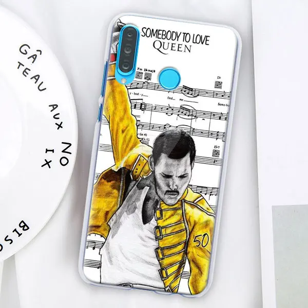 Фредди Меркури Queen футляр для телефона для huawei P30 Pro P10 P20 P30 Lite P8 P9 Lite P Smart плюс Чехол - Цвет: 004
