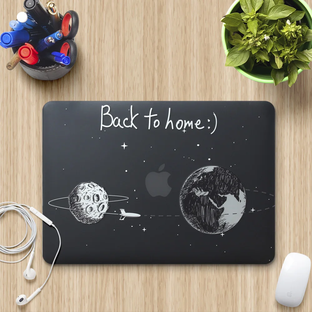 Чехол для ноутбука MacBook Air Pro Retina 11 12 13 15 дюймов с сенсорной панелью и крышкой