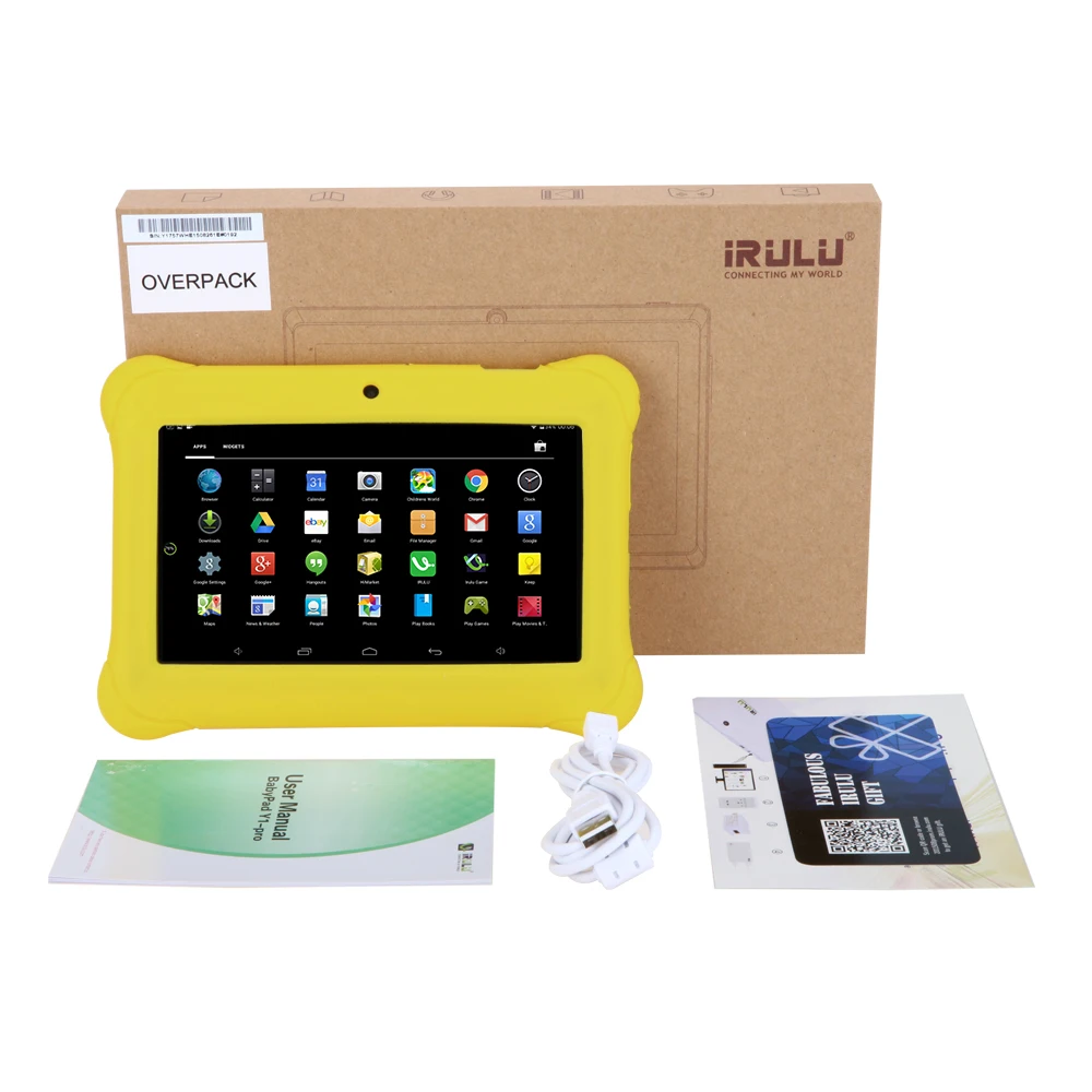 IRULU BABYPAD Y1 7 '' Планшет для детей Google GMS Тест Android 4.4 Quad Core 8 ГБ Двойная Камера WIFI