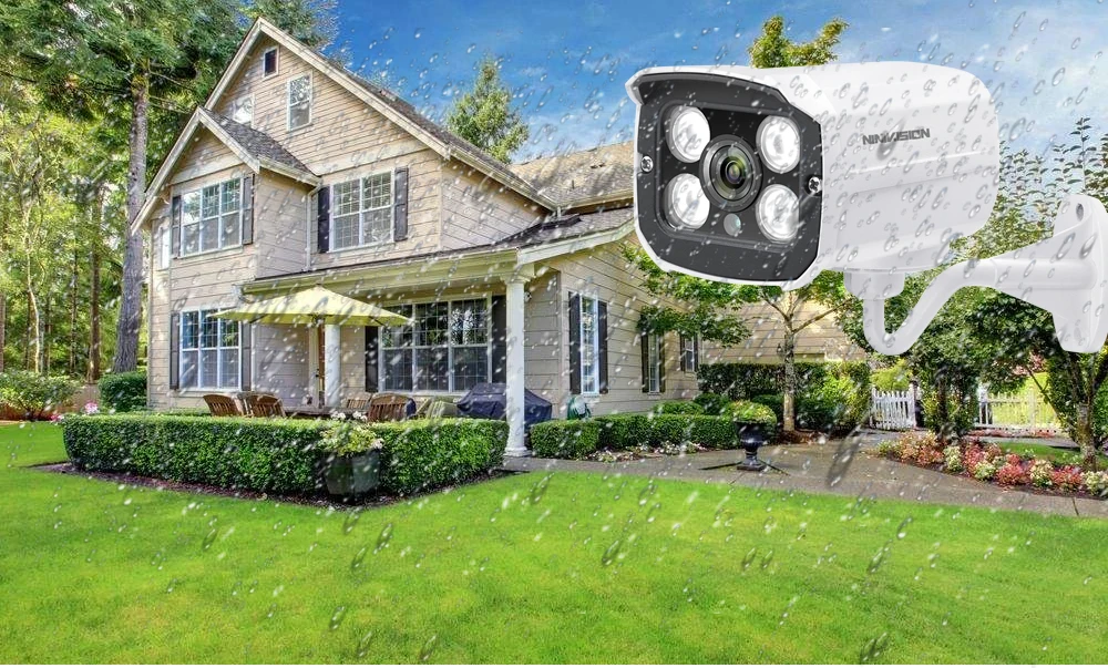 NINIVISION широкоугольная 3,6 мм уличная ip-камера PoE 5,0 P 4MP металлический чехол ONVIF безопасности Водонепроницаемая ip-камера CCTV 4 шт. светодиодный массив