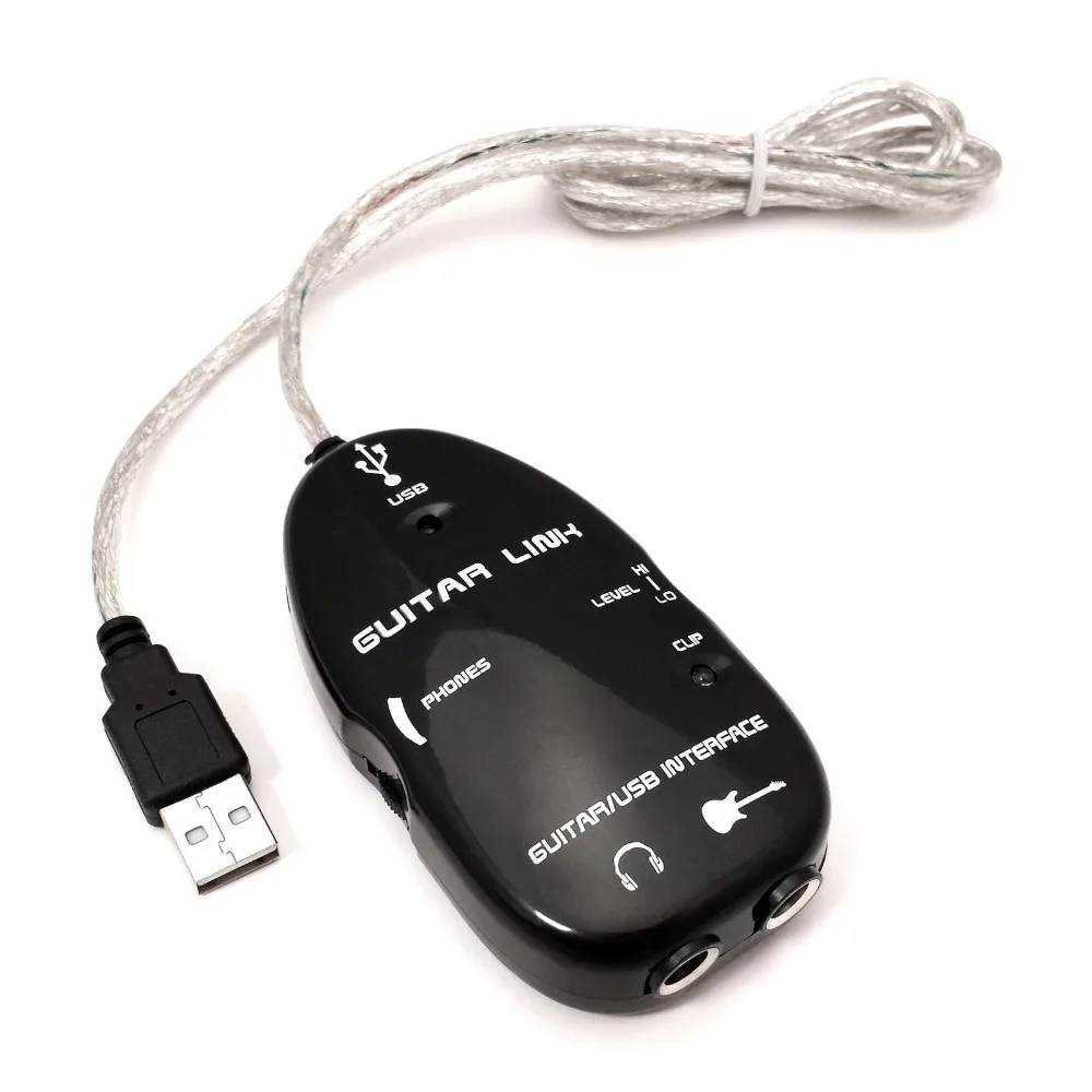 Адаптер кабеля для подключения гитары к USB 6 3 мм адаптер записи на ПК MAC|to usb|cable