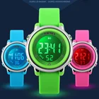 SKMEI 2018 детские часы, светодиодные цифровые спортивные часы Mujer для мальчиков и девочек, модные детские Мультяшные водонепроницаемые наручные часы