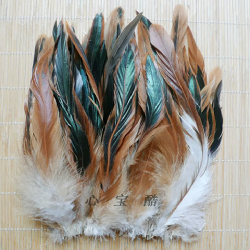 

Cheap! 200pcs natural Beautiful Rooster feathers 5-8''/12.5-20cm pheasant chicken plume