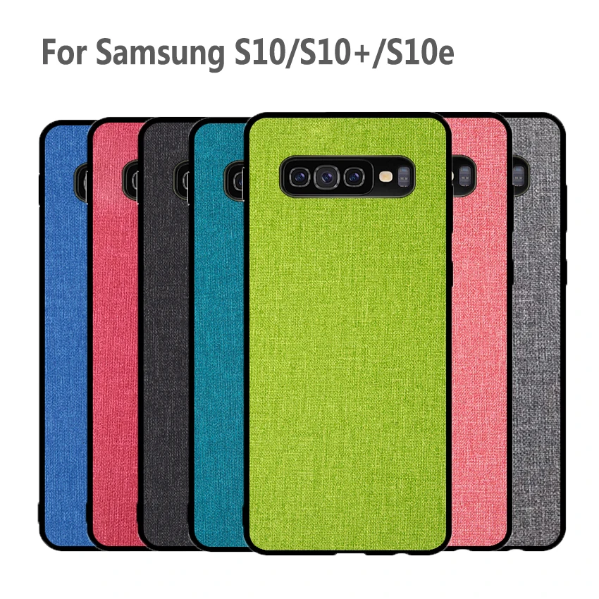Для samsung Galaxy Note 8 чехол 9 10 тканевый мягкий силиконовый защитный противоударный