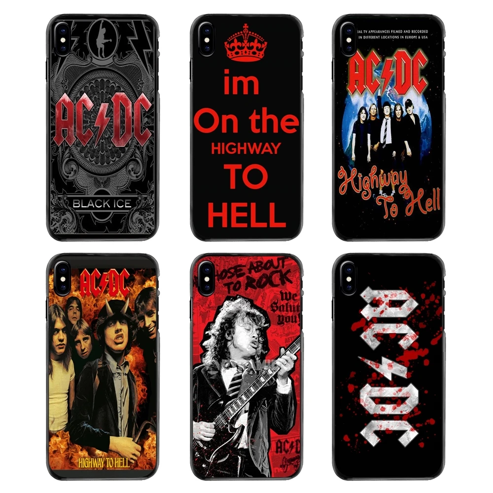 Для Samsung Galaxy A3 A5 A7 A8 J1 J2 J3 J5 J7 Prime 2015 2016 2017 крышка мобильного телефона Rock Band Highway to Hell