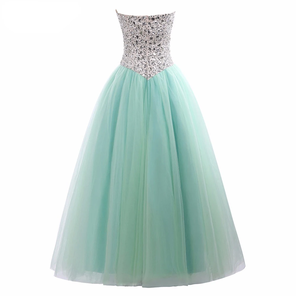 Angelsbridep мятно-зеленые пляжные Бальные платья для Quinceanera 2021 фатиновые с