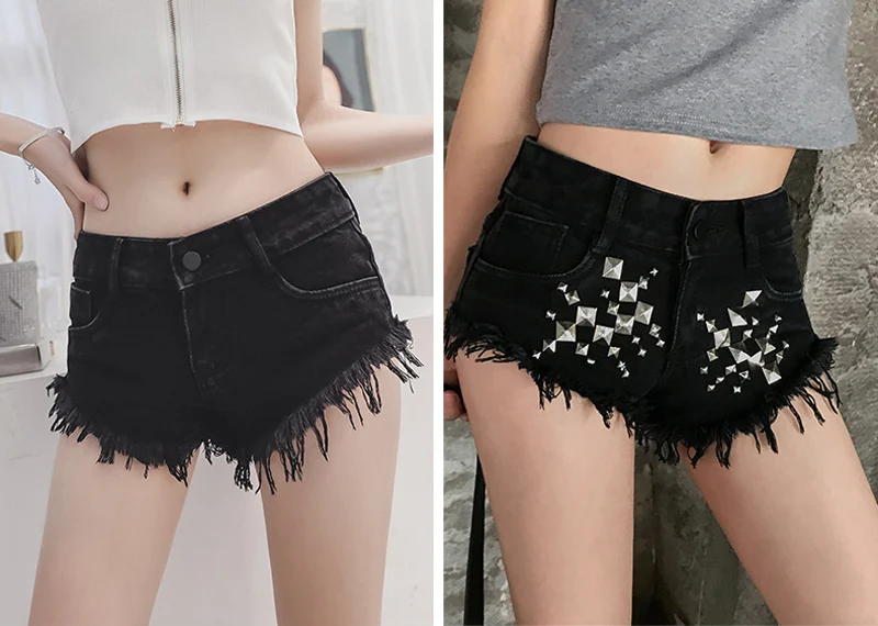 Новинка 2019 женские летние джинсы короткие для ночного клуба Ультра S/XL с