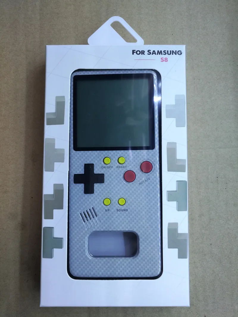 Портативный чехол для телефона с игровым плеером Tetris Samsung Galaxy S8 защитный из ТПУ
