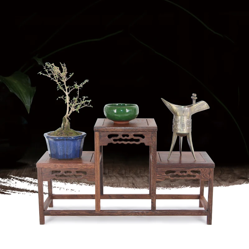 Подставка для статуи Будды каменная антикварная полка подставка цветочного