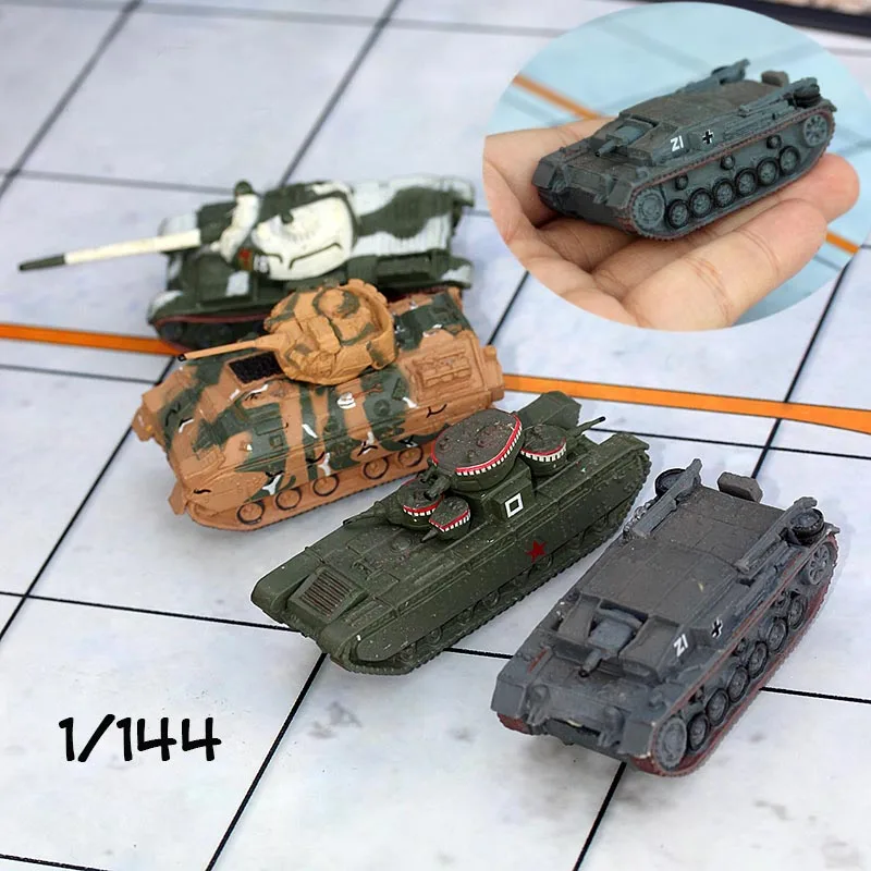 1:144 6 см Мини Танк Модель Игрушки Автомобилей Второй Мировой Войны немецкие