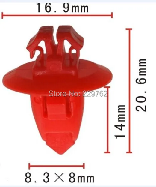 100 шт. фиксаторы для крыльев Highlander Land Cruiser Tacoma Tundra 90904 670|moulding clips|clip retainerfender clip |