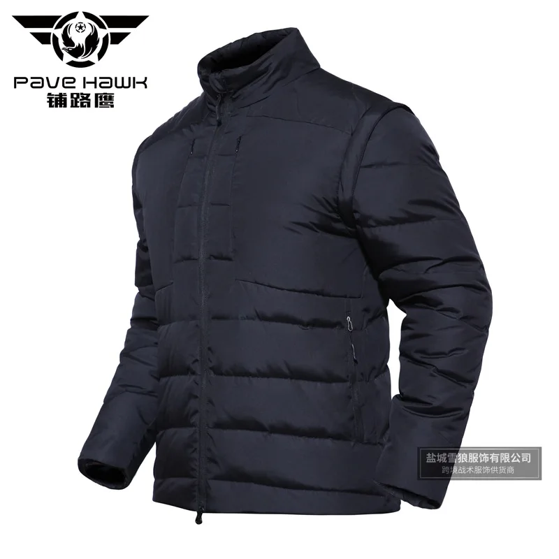 Куртка на белом утином пуху мужской спортивный костюм жилет Ультралегкая