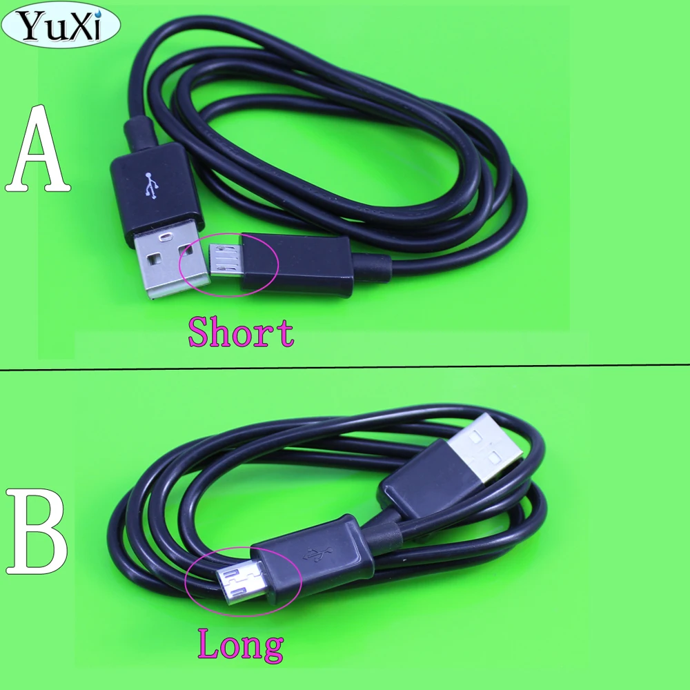 Кабель для зарядки YuXi 1 м короткий/длинный Sony Playstation PS4 Xbox one беспроводной
