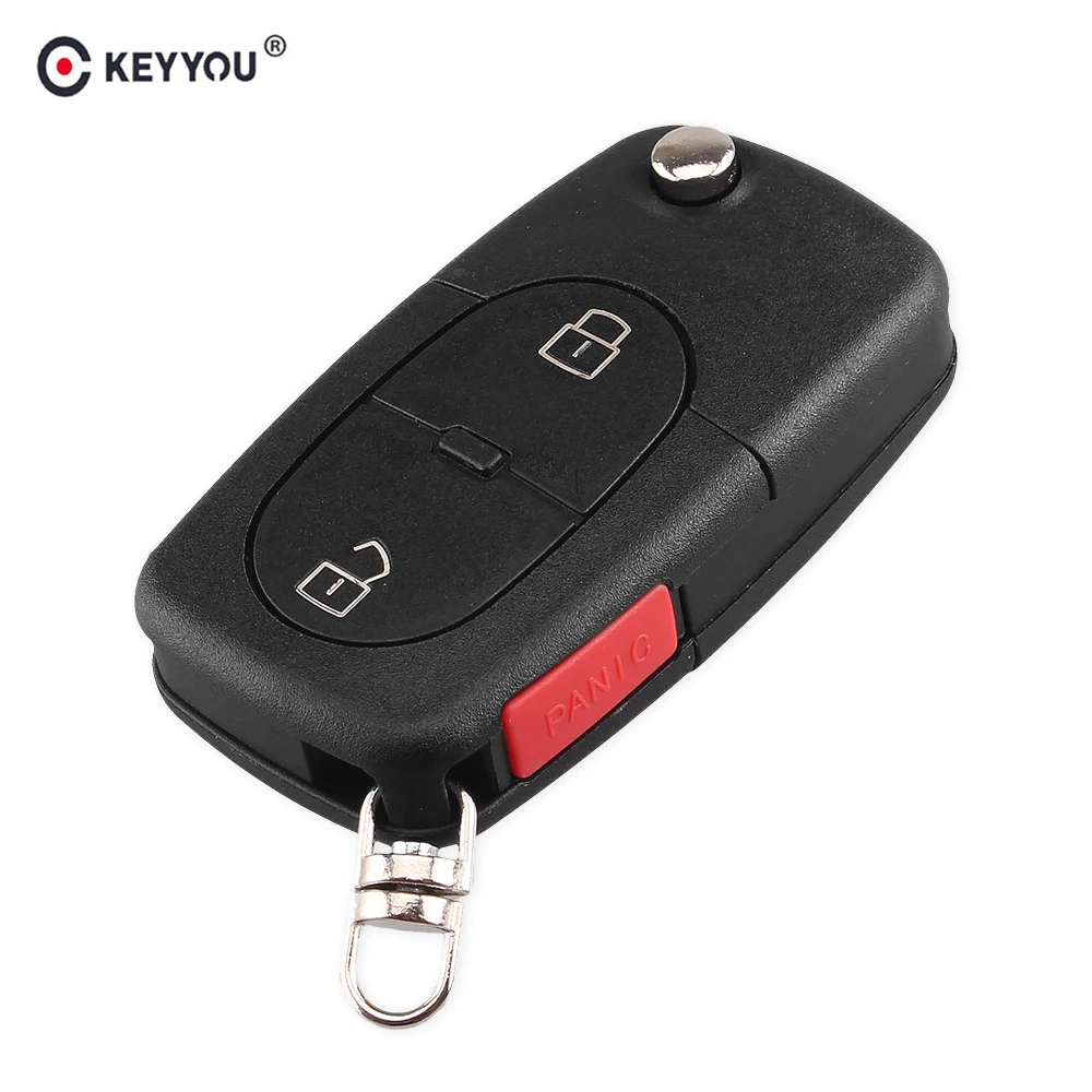 Откидной складной чехол KEYYOU для брелка с дистанционным управлением накладка VW