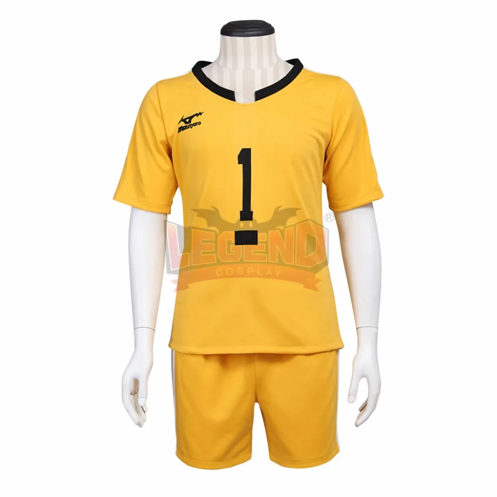 Волейбольная Джерси Haikyuu! Костюм для косплея Johzenji High Captain Yuuji Terushima Трикотажный