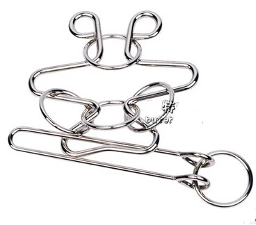 Волшебная Головоломка из металлической проволоки в форме калабаша головоломка