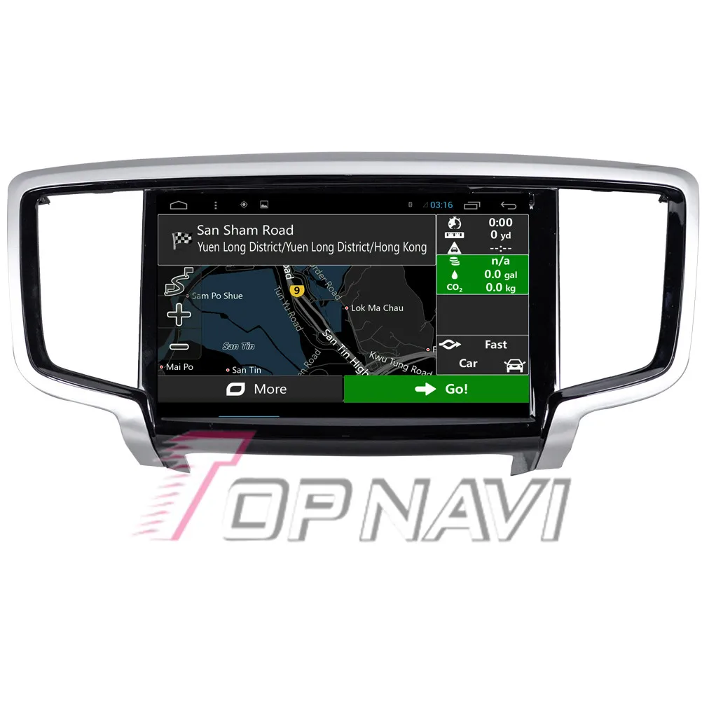 Автомобильный dvd плеер Topnavi 10 2 дюйма четырехъядерный Android 6 0 gps навигация для Odyssey