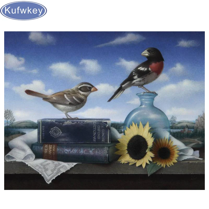 Алмазная мозаика распродажа книг Подсолнух птица украшение для дома алмазная