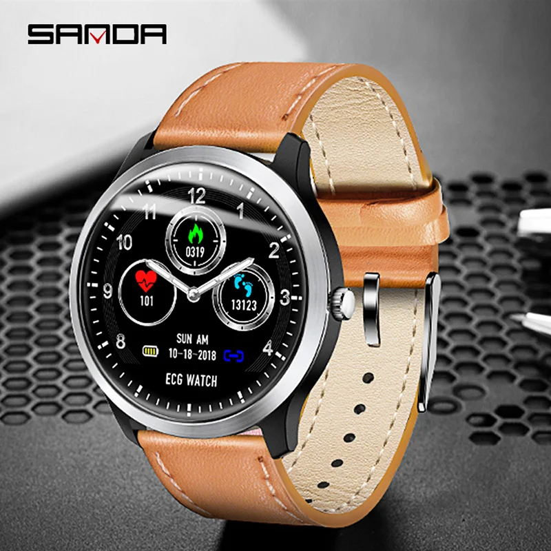 Sanda модные часы Smart Watch Для мужчин Фитнес трекер Водонепроницаемый женщин