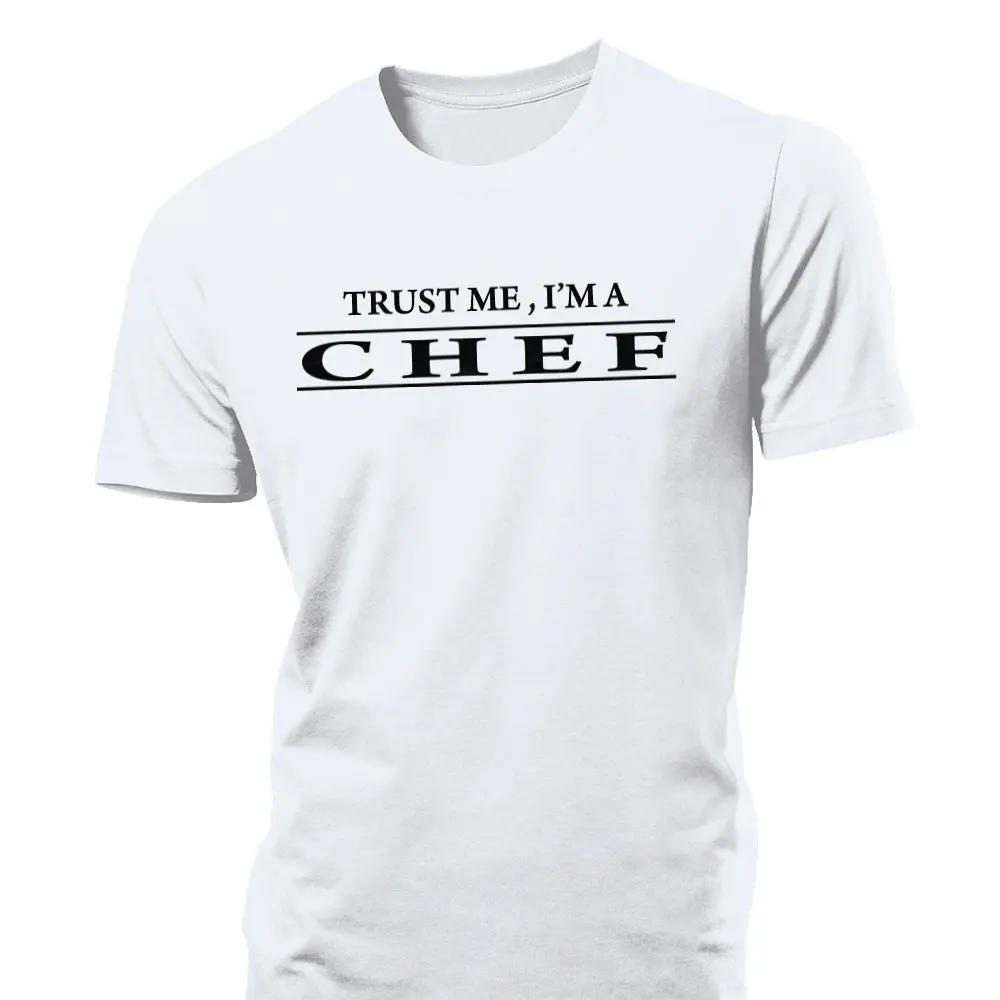 

Trust I'm a Chef Funny Mens T Shirt cleaver chopping board