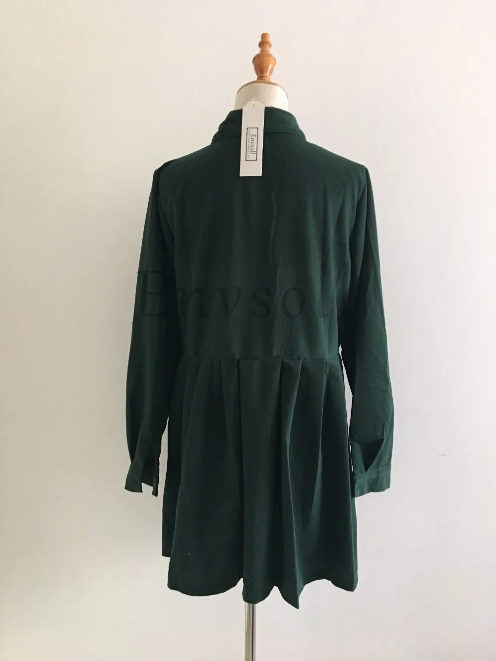3 Color Formal Office Maternity Dresses for Women Autumn Spring Lapel Corduroy Pregnancy Clothes for Pregnant Women