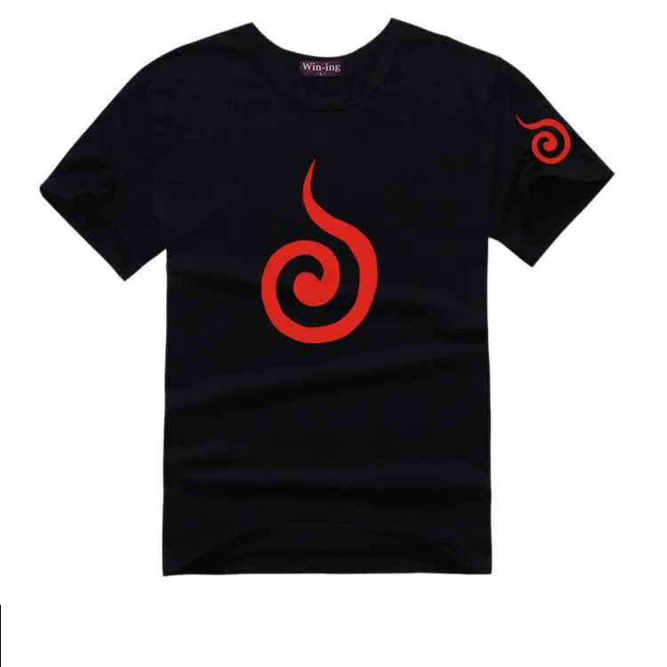 Летняя футболка с принтом логотипа аниме Наруто swag camisetas одежда|shirt anime|anime t-shirtt shirt