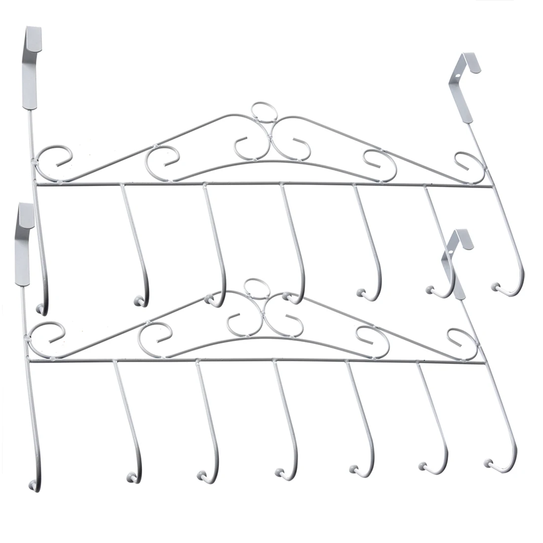 5 вешалка белое полотенце шляпа пальто одежда настенный крючок над дверью ванная