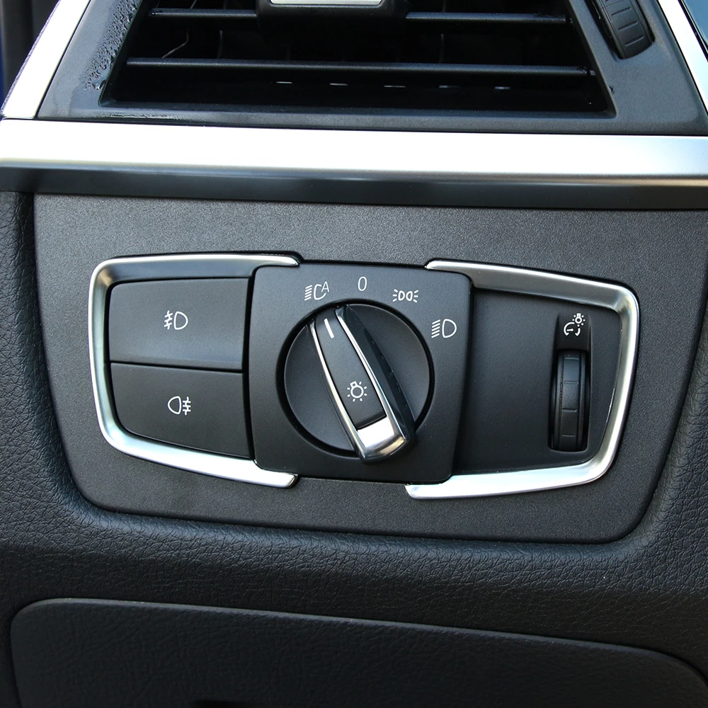 2 шт./компл. ABS Регулируемая крышка переключателя фары отделка автомобильные