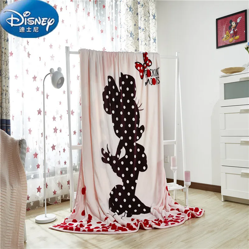 Disney Аутентичные Минни два слоя одеял бросает постельные принадлежности 200x230 см
