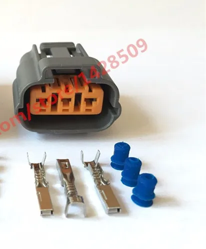 Conector de Cabo à Prova Dágua 50 Conjuntos de 100 Peças de Pinos dl 090 Fêmea Samsung para Nissan Mazda Rx8 Bobina de Ignição 20132022