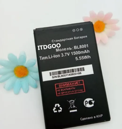 Высокое качество аккумулятора телефона для Fly BL8001 IQ4490 IQ436I батареи | Мобильные