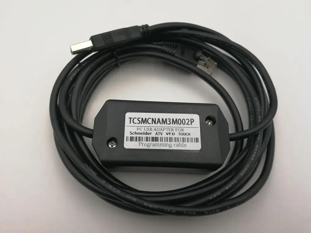 Кабель для программирования TCSMCNAM3M002P преобразователь ТВ/LXM Servo Debug серии ATV12 ATV312 ATV32