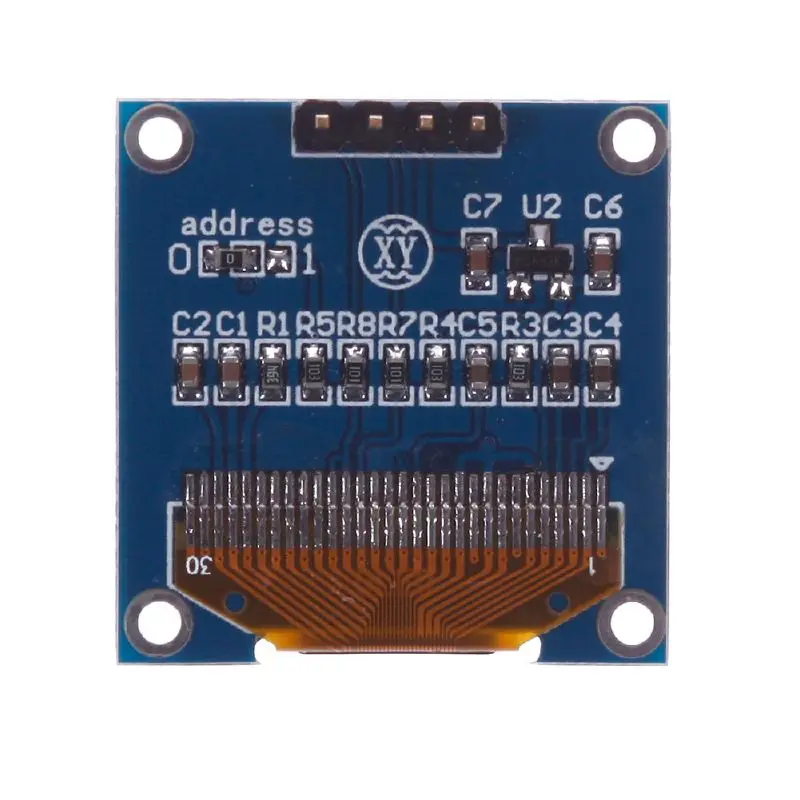New 0.96" I2C IIC Serial 128X64 OLED LCD LED Display Module For Arduino #55785 | Электроника