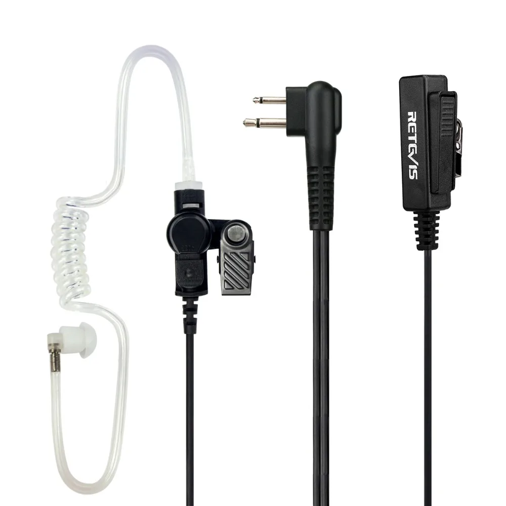PTT 2PIN наушники с микрофоном 10 шт. большой размер гарнитура для Motorola EP450 PRO1150 CP100 GP2000