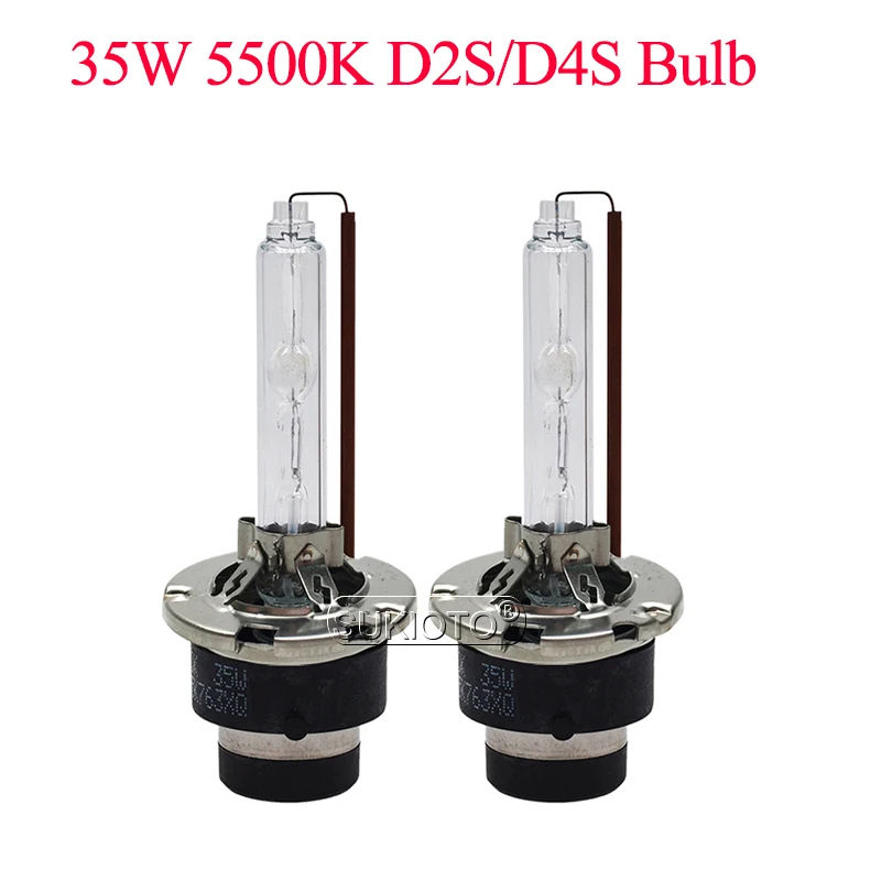 SUKIOTO 12 в 35 Вт D2S Xenon HID комплект высокая яркость 5500 к белый Замена лампы для Toyota Lexus D4S