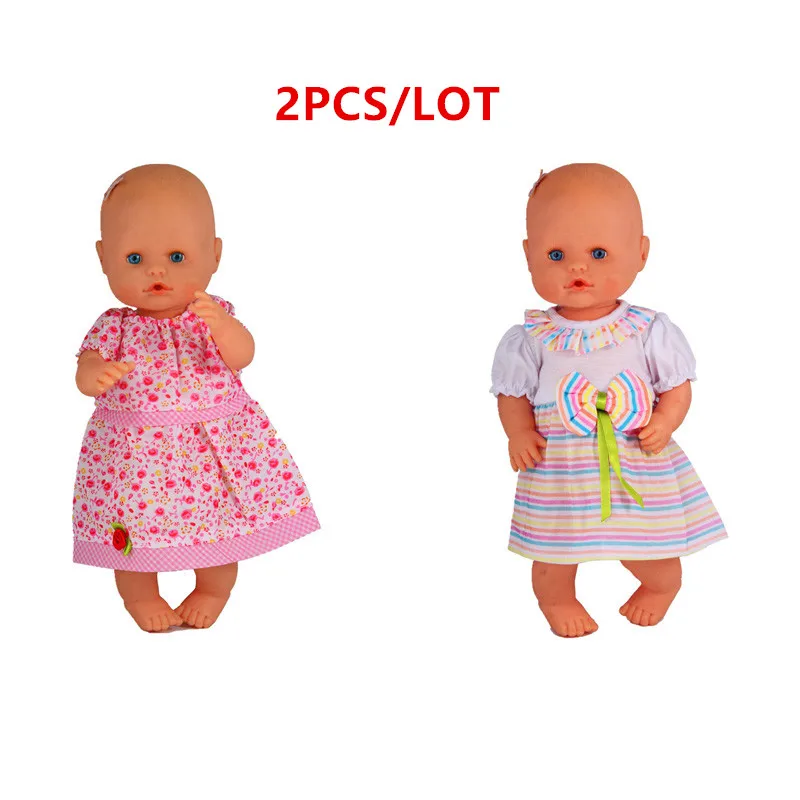 35 см кукольная одежда Nenuco Ropa y su Hermanita 2 шт./лот аксессуары для кукол DIY платье 13