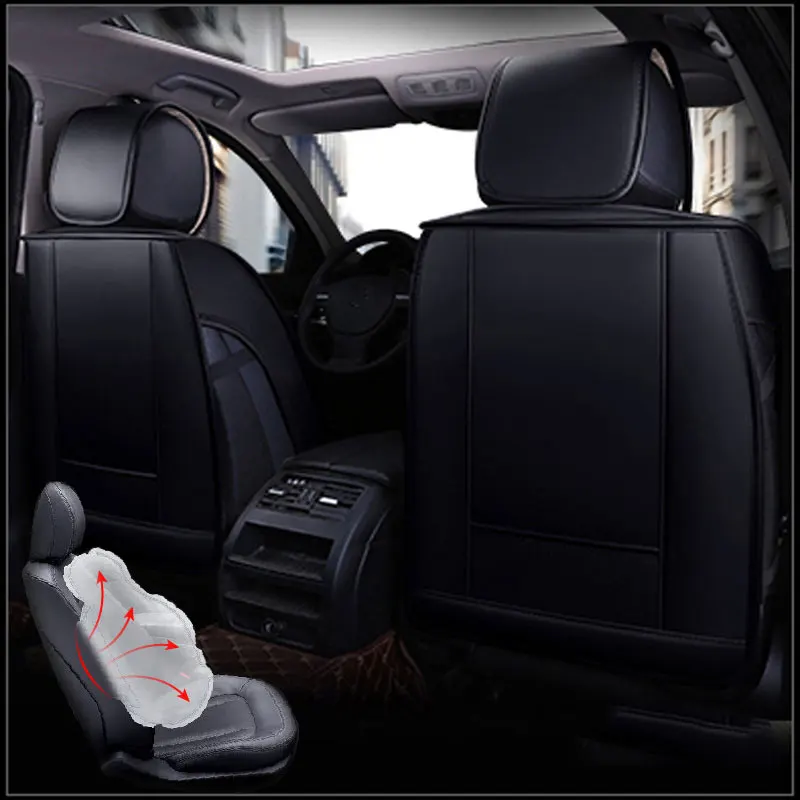 Чехлы для автомобильных сидений декоративные аксессуары интерьера Toyota Auris 2017