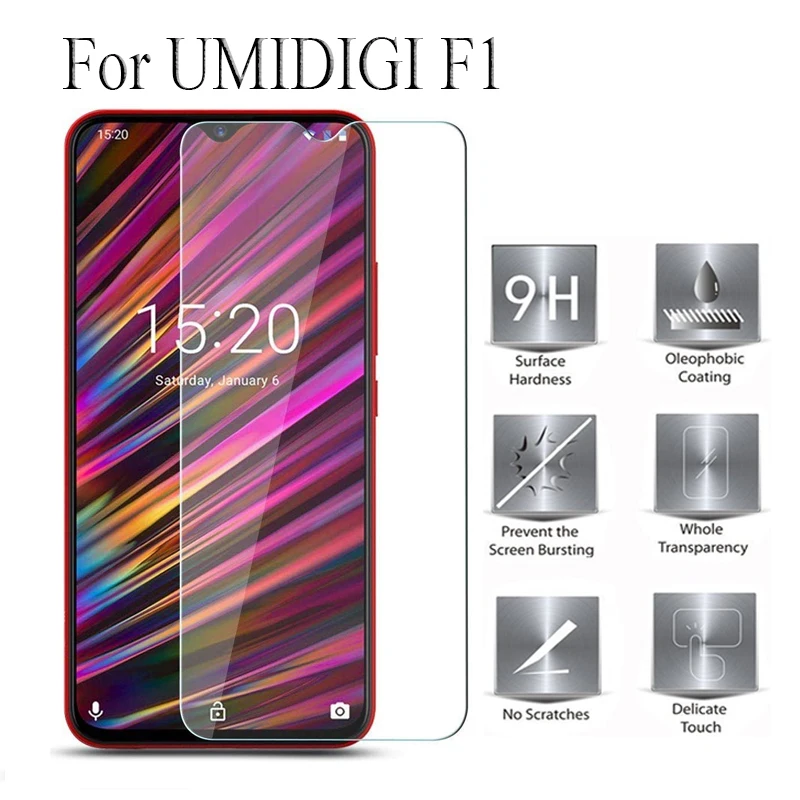 Подходит для UMIDIGI F1 9H Взрывозащищенная защитная пленка высокой четкости