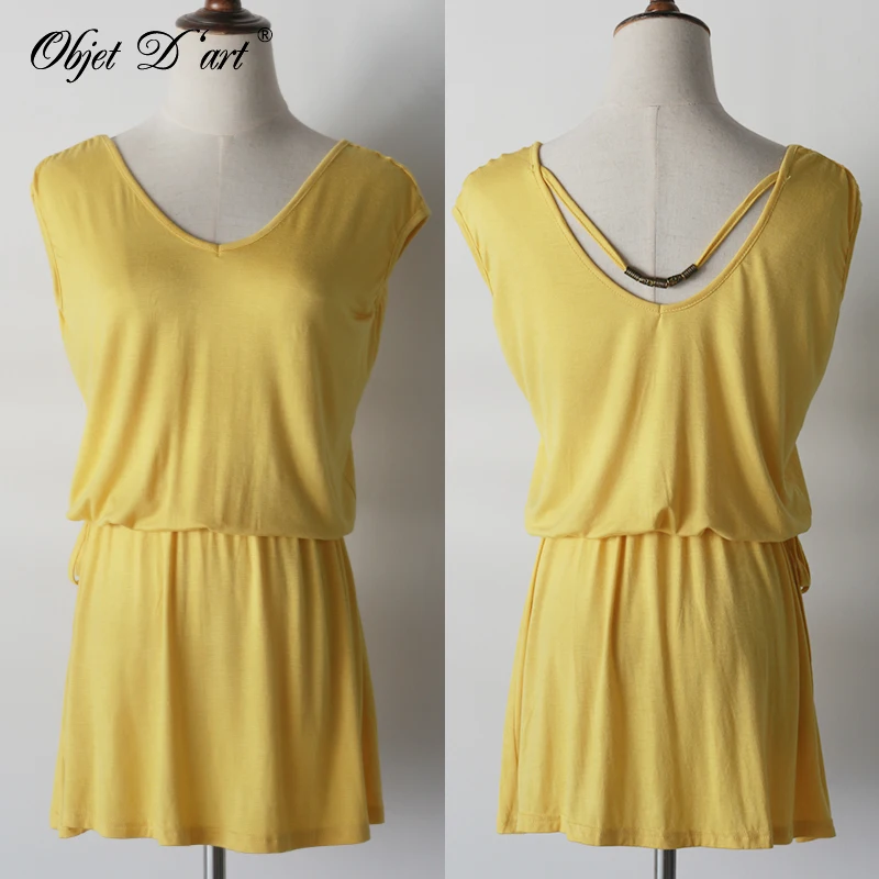 Бесплатная доставка. Без рукавов ажурное обнажить спины сплошной хлопок