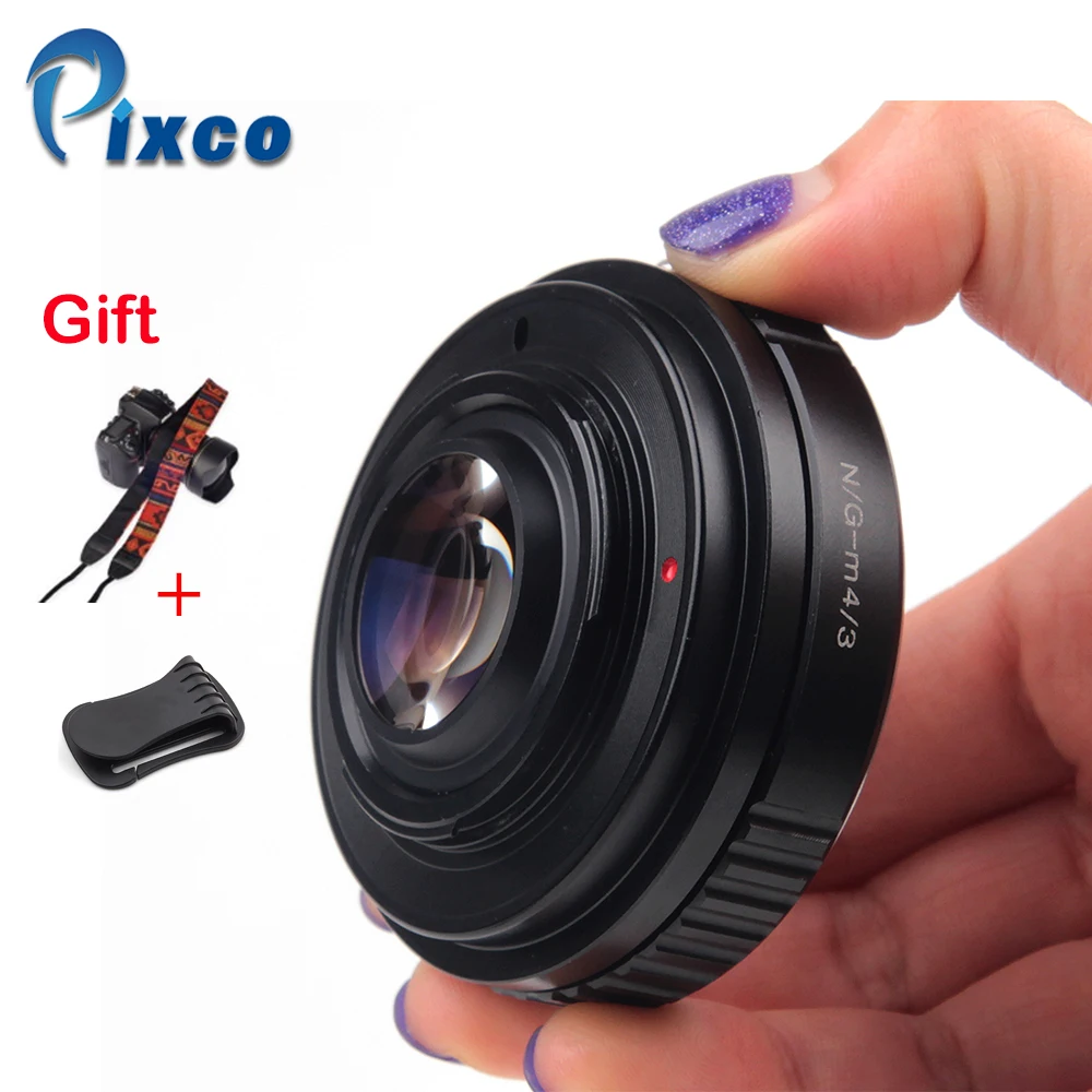 Адаптер для усиления скорости Pixco N/G M4/3 оптический фокус редуктор подходит
