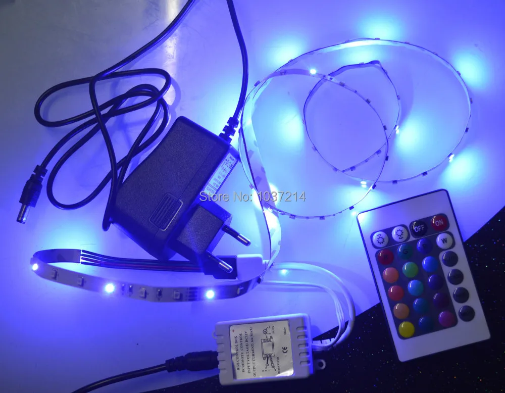 Бесплатная доставка не водонепроницаемая светодиодная лента 3528 RGB 1 м гибкая