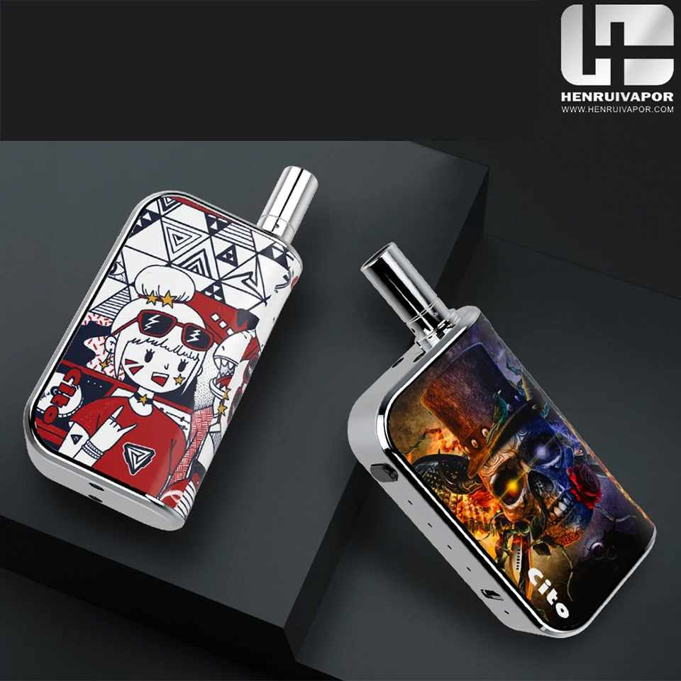 Оригинальный Henrui CITO PRO испаритель 2 в 1 комплект 400 мАч Батарея Vape мод для кварц