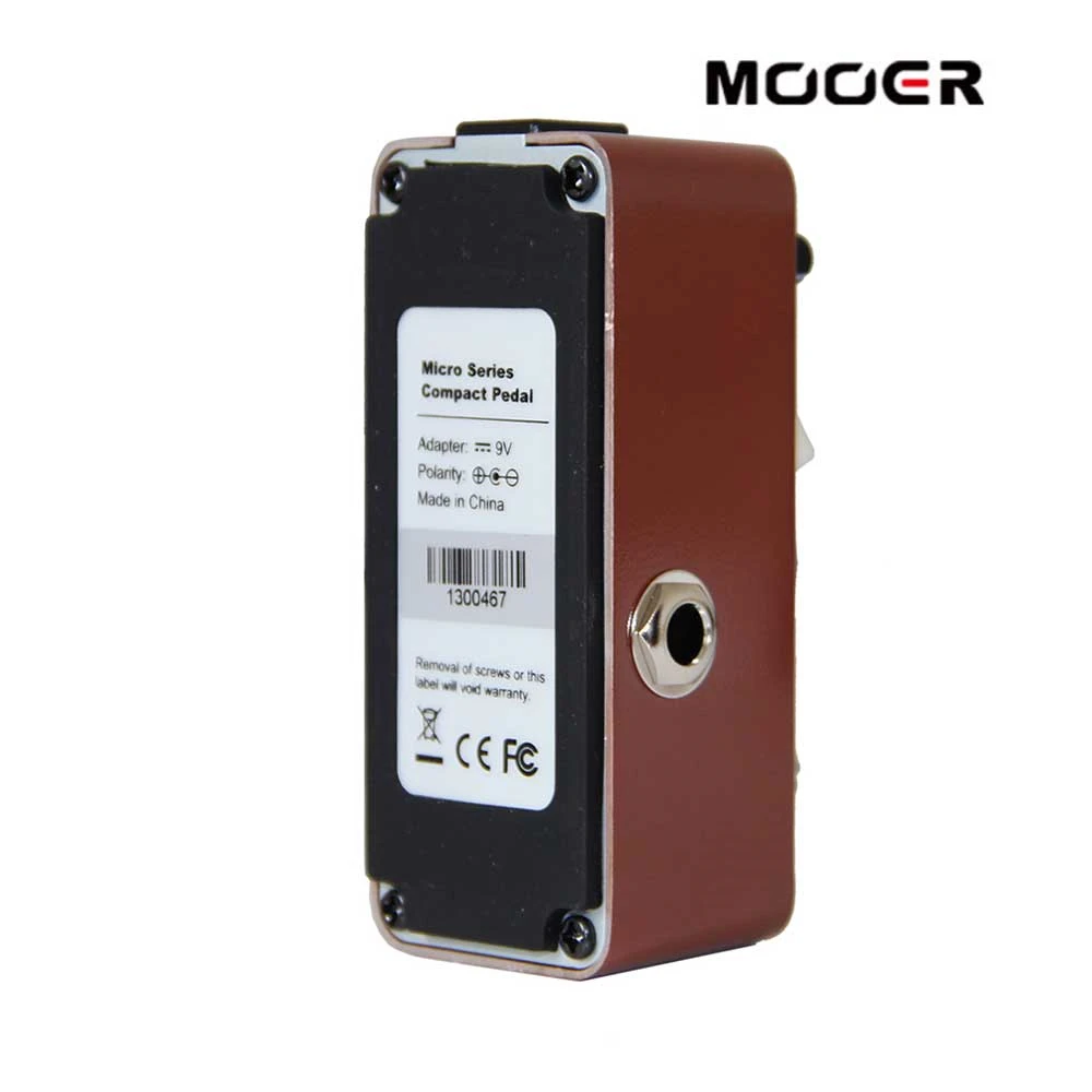 MOOER Pure Octave Мини гитары педаль эффектов 11 точные октавы режимы Правда Обход полный