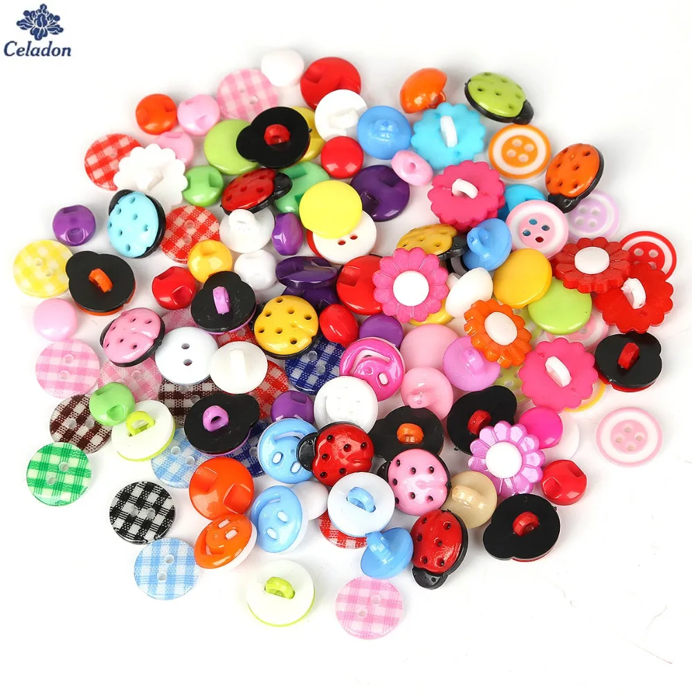 50 шт. разнообразные пуговицы для скрапбукинга 9 15 мм|buttons sewing|clothes accessoriessewing crafts |