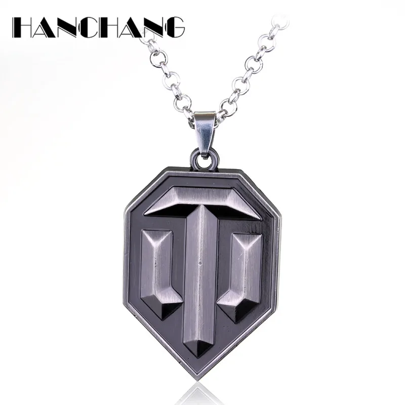 Ювелирные изделия металлические подвески и ожерелья World Of Tanks мужские аксессуары