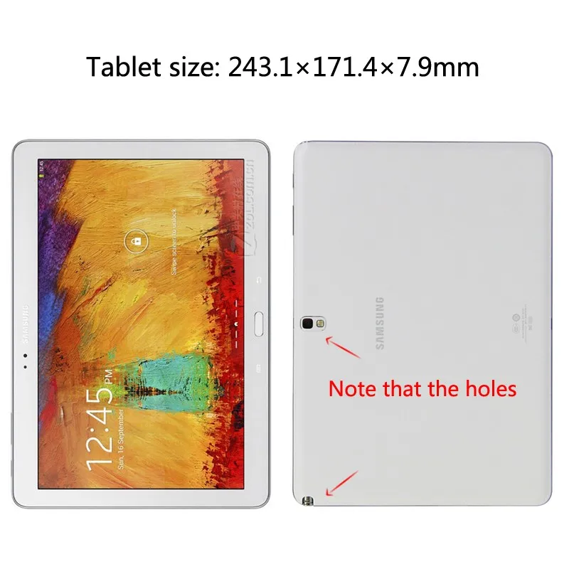 Отсоединяемый беспроводной Bluetooth чехол-клавиатура для samsung Galaxy Note 10,1 Edition P600 P601 P605 T520 подставка литчи Funda чехол