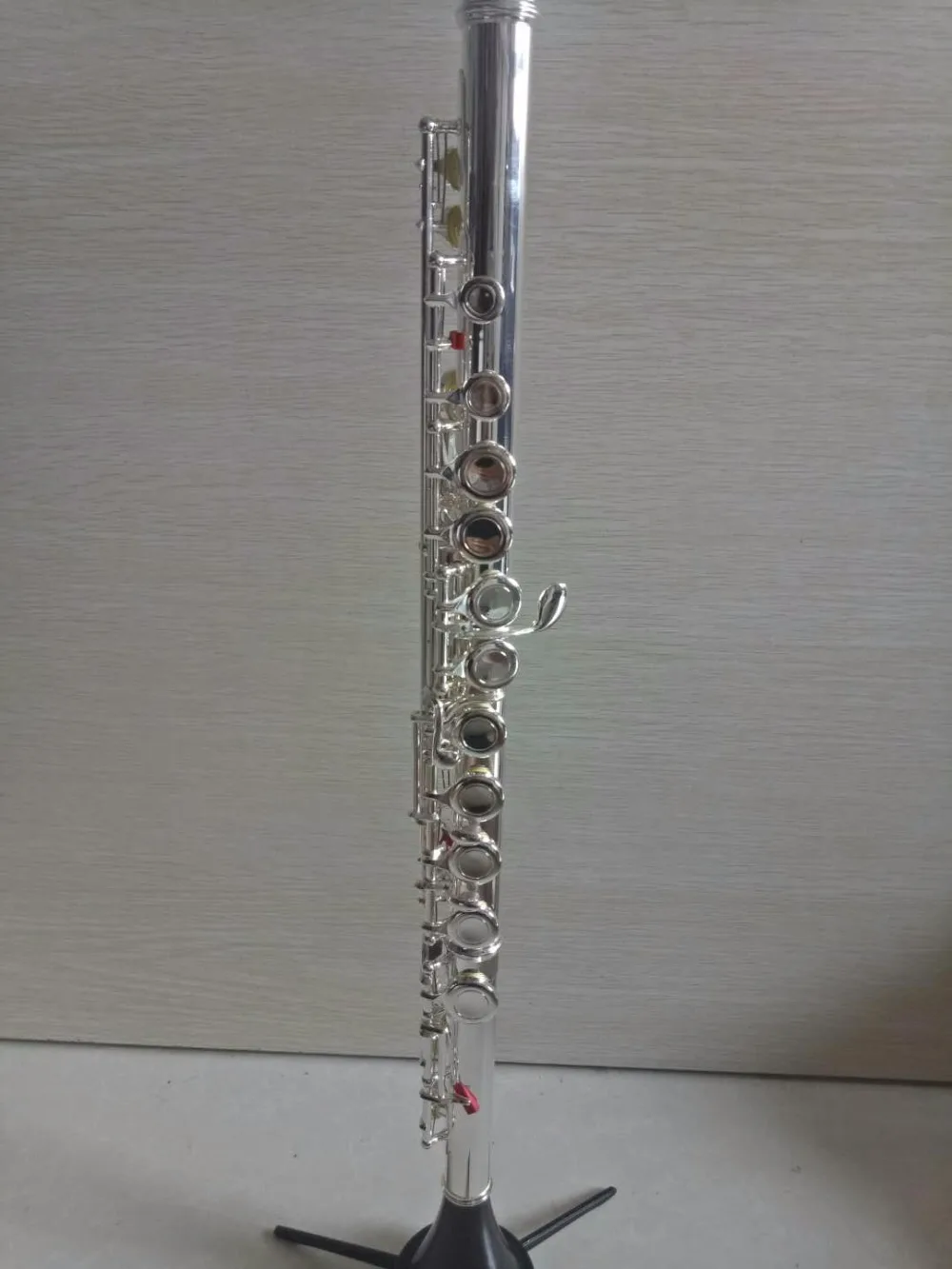 Western Concert Flute Silver Plated 16 Holes C Key Cupronickel Woodwind Instrument with Cleaning Cloth Stick Bag | Спорт и